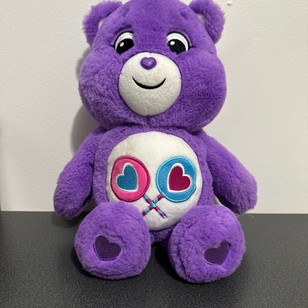 Purple Plush Bear Toy